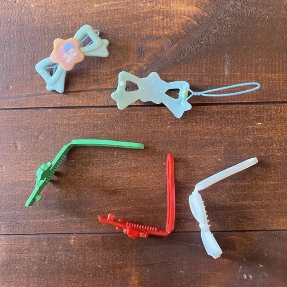 Vintage Sanrio Little Twin Stars Barrettes Goody Hair Clips 1980s Lot Of 5 RARE - Picture 7 of 9